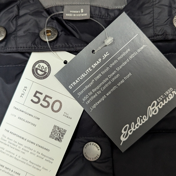 EDDIE BAUER | stratuslite snap jac - Picture 5 of 7